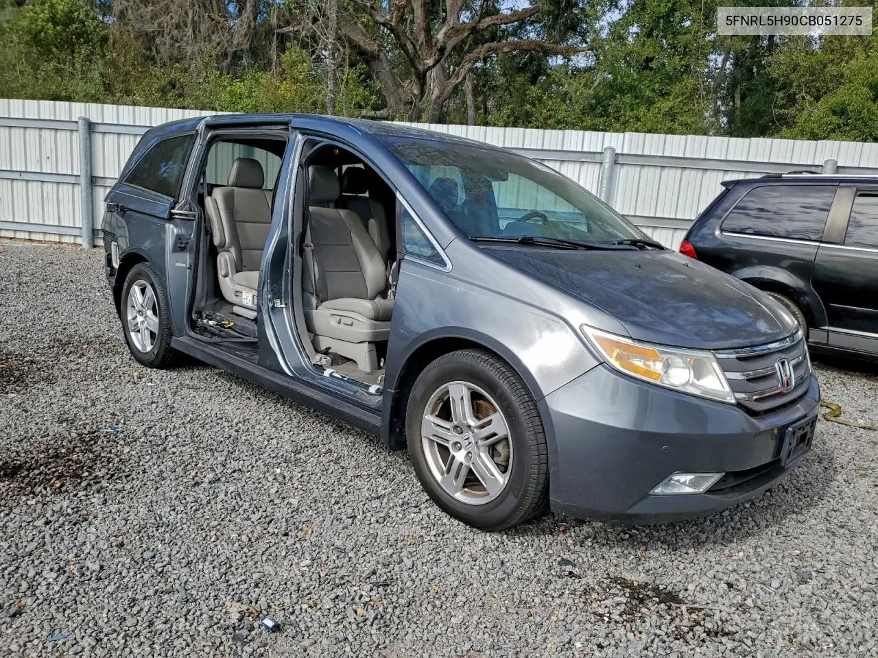 5FNRL5H90CB051275 2012 Honda Odyssey Touring