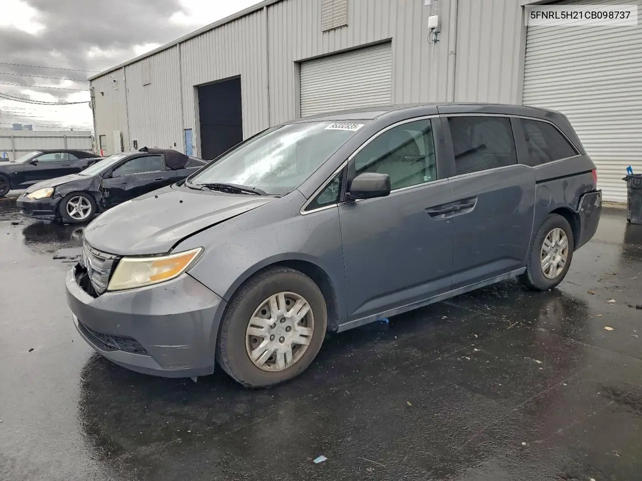 5FNRL5H21CB098737 2012 Honda Odyssey Lx