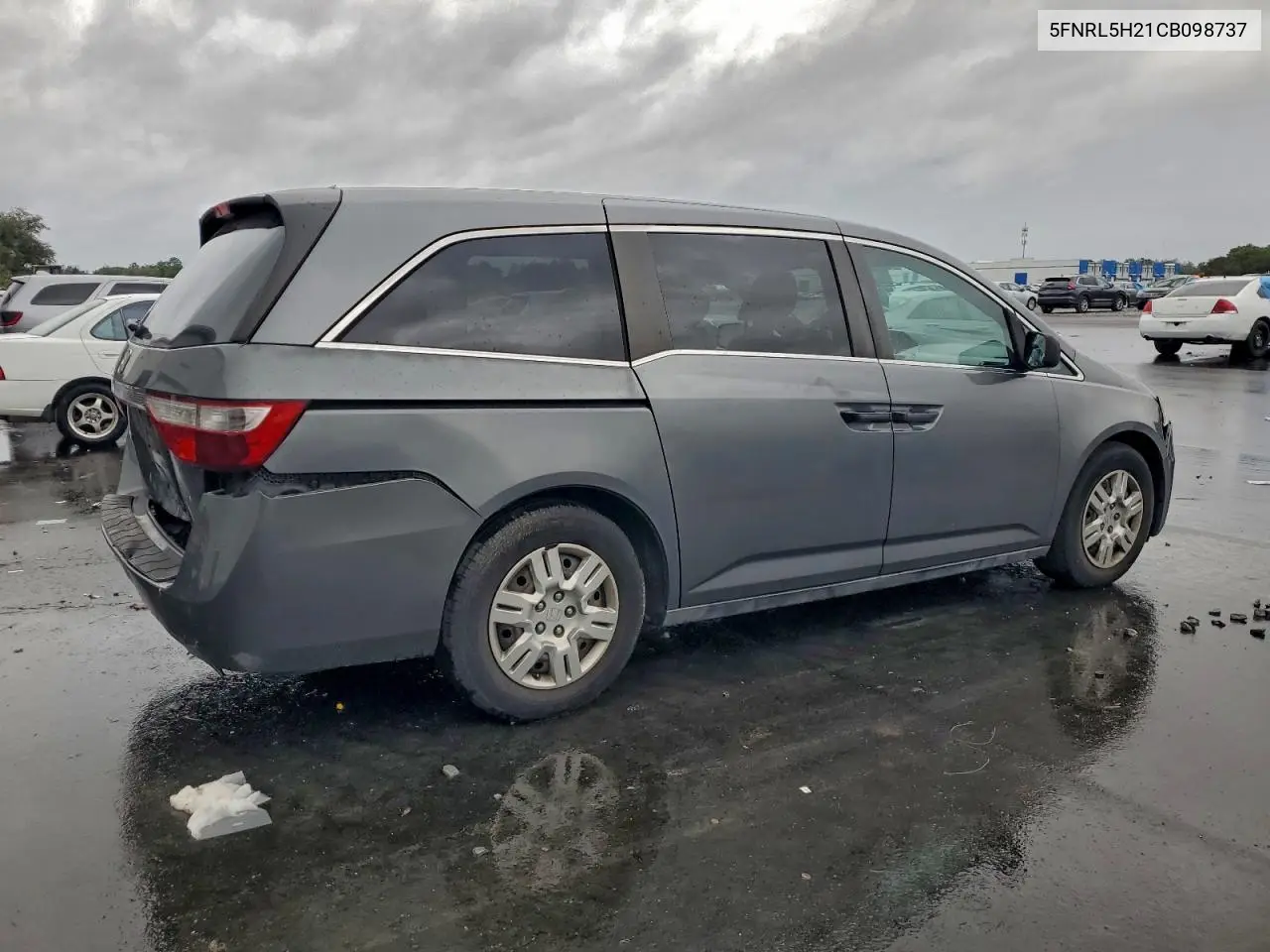 5FNRL5H21CB098737 2012 Honda Odyssey Lx