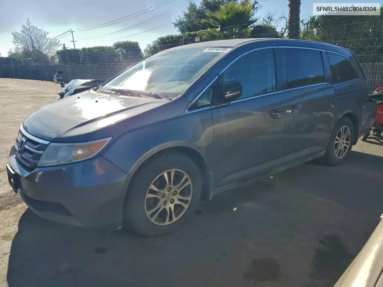 5FNRL5H45CB068304 2012 Honda Odyssey Ex