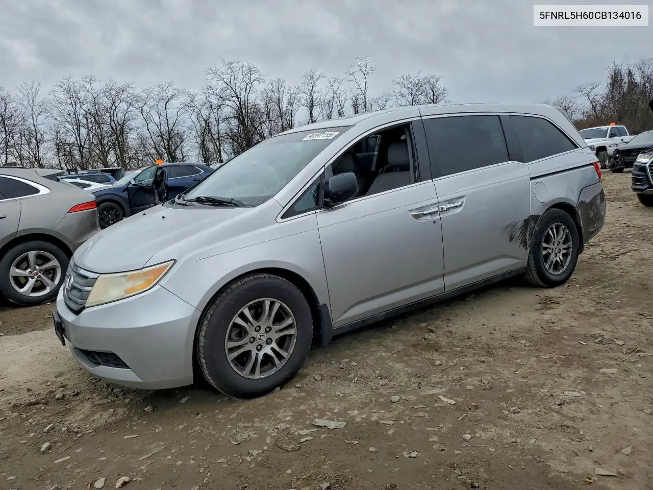 5FNRL5H60CB134016 2012 Honda Odyssey Exl