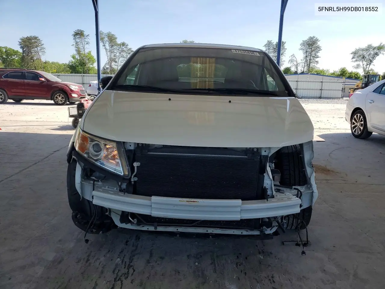 5FNRL5H99DB018552 2013 Honda Odyssey Touring