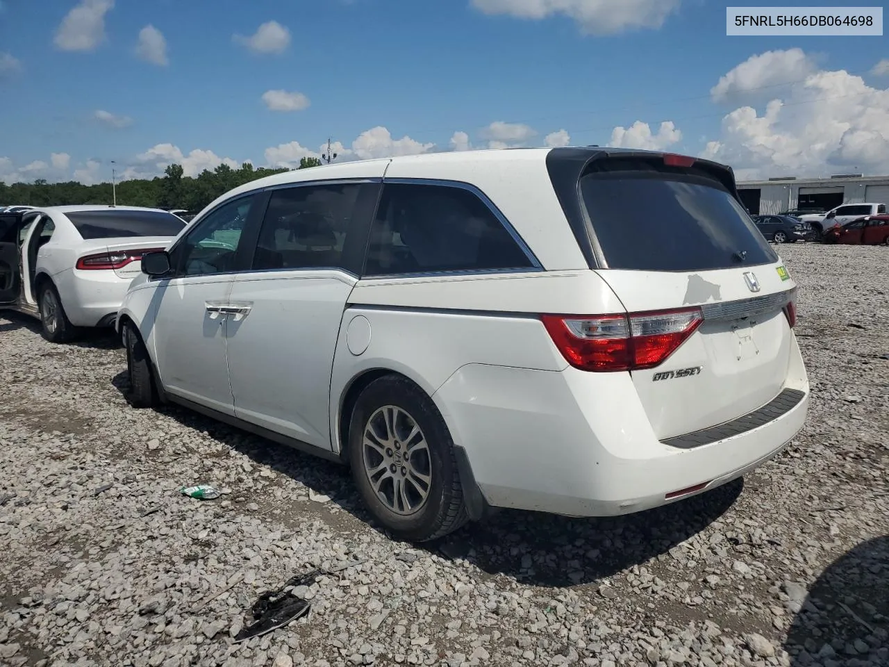 2013 Honda Odyssey Exl VIN: 5FNRL5H66DB064698 Lot: 63676494