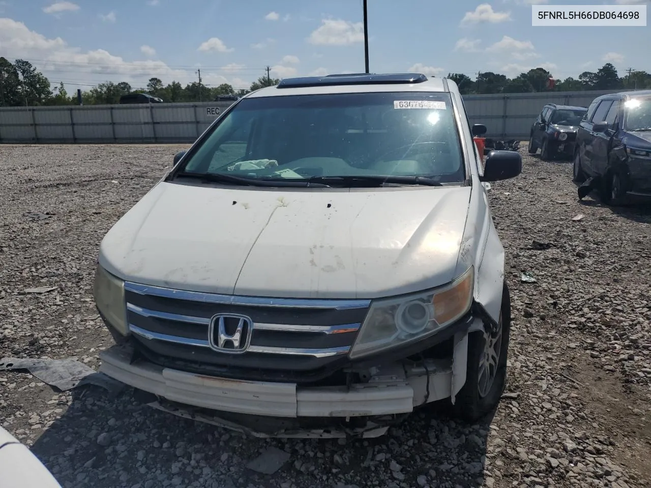 2013 Honda Odyssey Exl VIN: 5FNRL5H66DB064698 Lot: 63676494