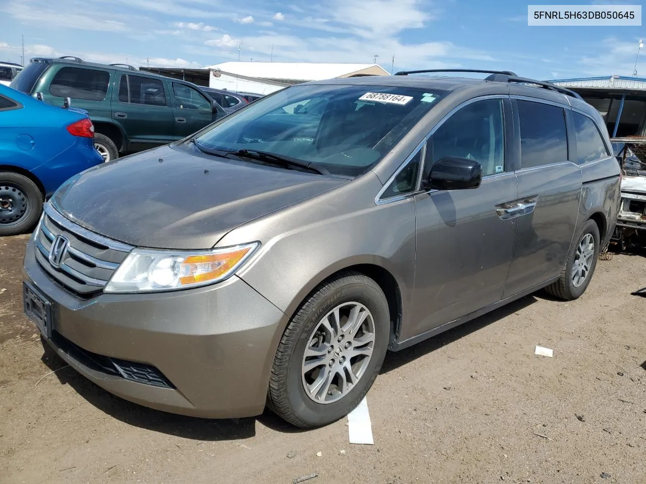 2013 Honda Odyssey Exl VIN: 5FNRL5H63DB050645 Lot: 68788164