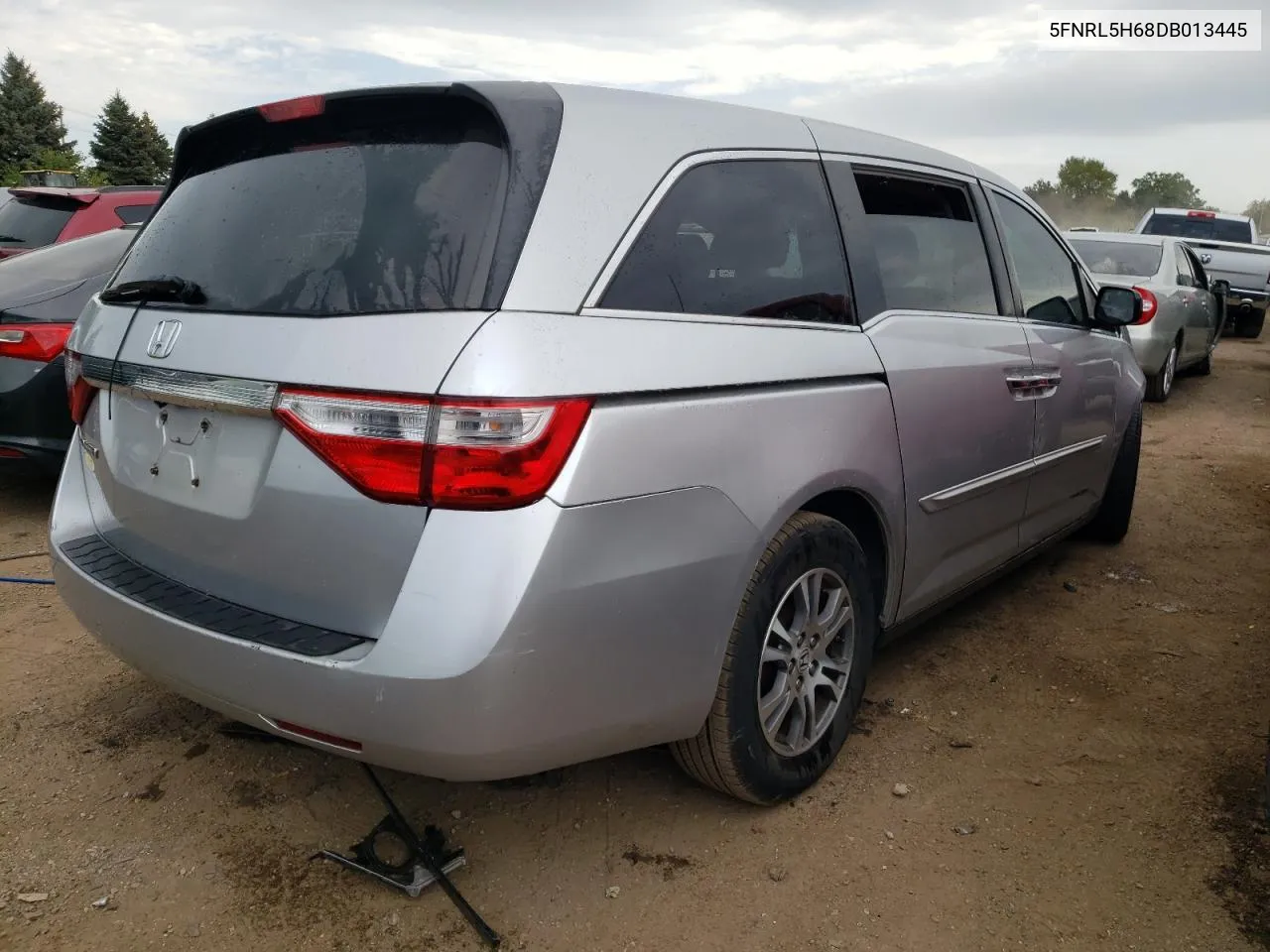 2013 Honda Odyssey Exl VIN: 5FNRL5H68DB013445 Lot: 68858094