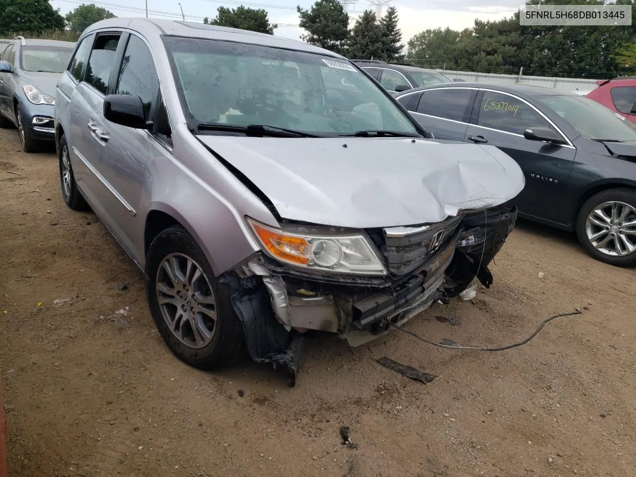 5FNRL5H68DB013445 2013 Honda Odyssey Exl