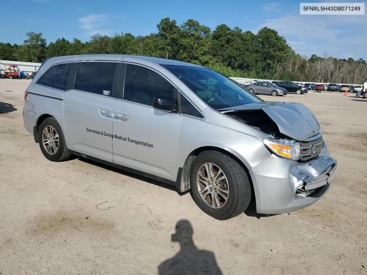 2013 Honda Odyssey Ex VIN: 5FNRL5H43DB071249 Lot: 70368394