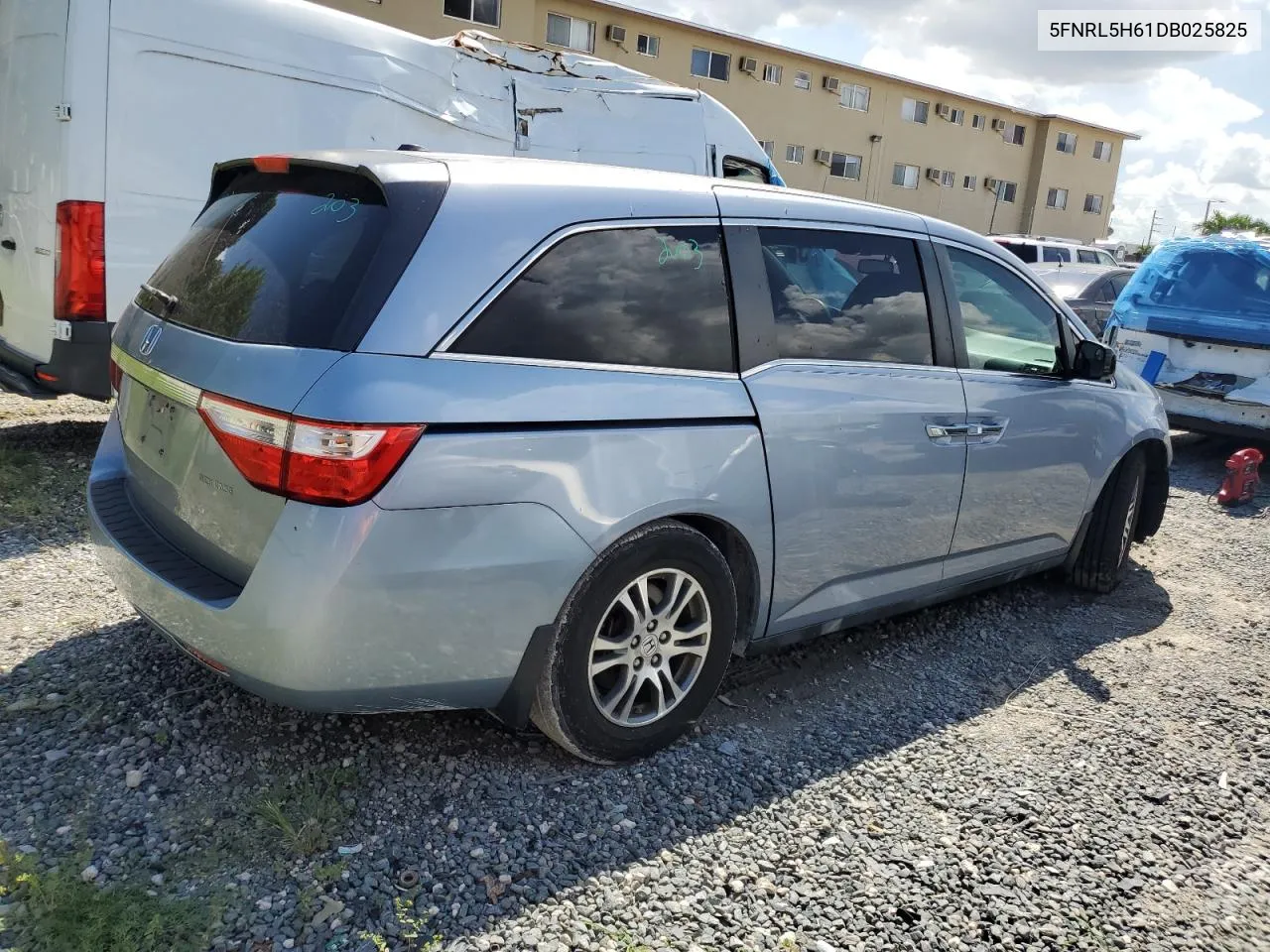 2013 Honda Odyssey Exl VIN: 5FNRL5H61DB025825 Lot: 70867094