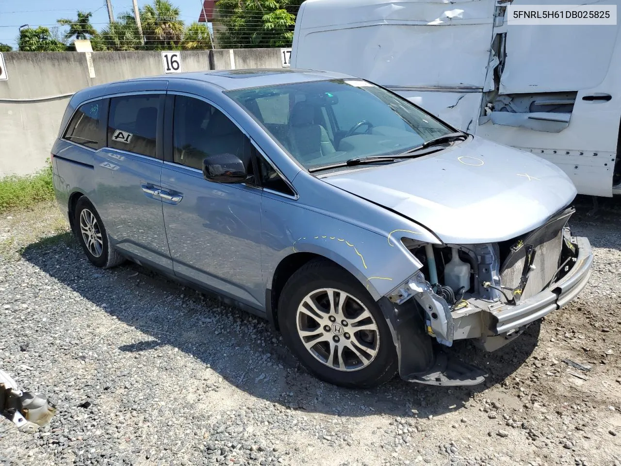 2013 Honda Odyssey Exl VIN: 5FNRL5H61DB025825 Lot: 70867094