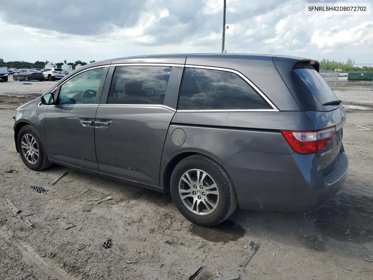 2013 Honda Odyssey Ex VIN: 5FNRL5H42DB072702 Lot: 71635654