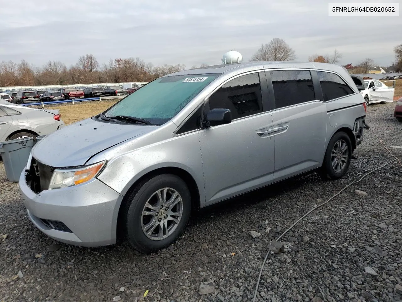 5FNRL5H64DB020652 2013 Honda Odyssey Exl