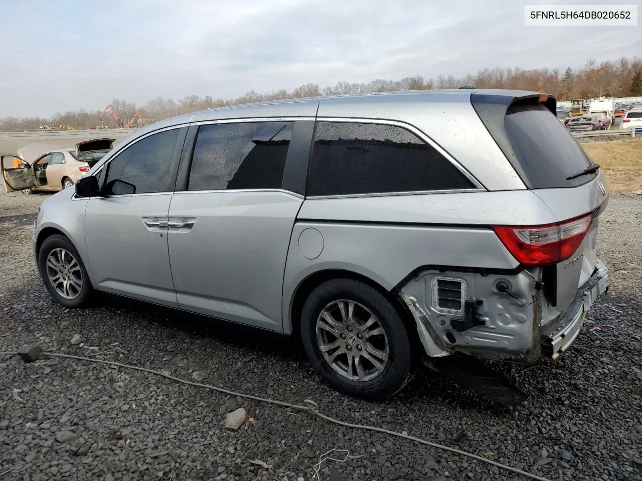 5FNRL5H64DB020652 2013 Honda Odyssey Exl