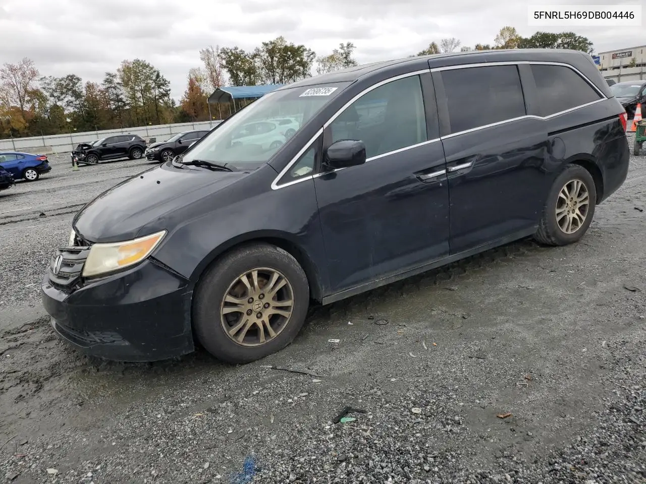 5FNRL5H69DB004446 2013 Honda Odyssey Exl