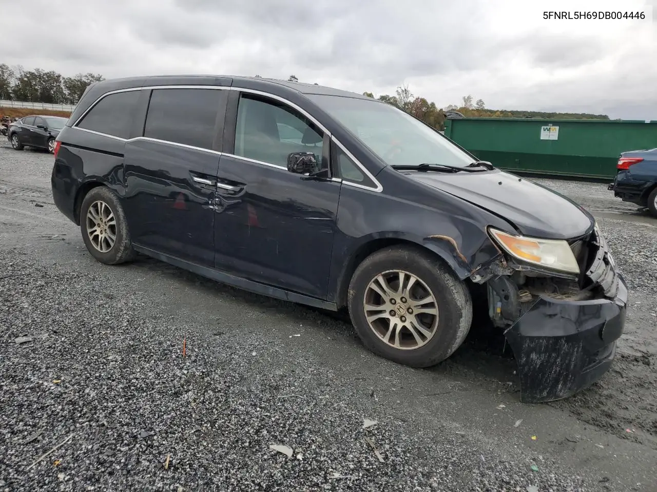 5FNRL5H69DB004446 2013 Honda Odyssey Exl