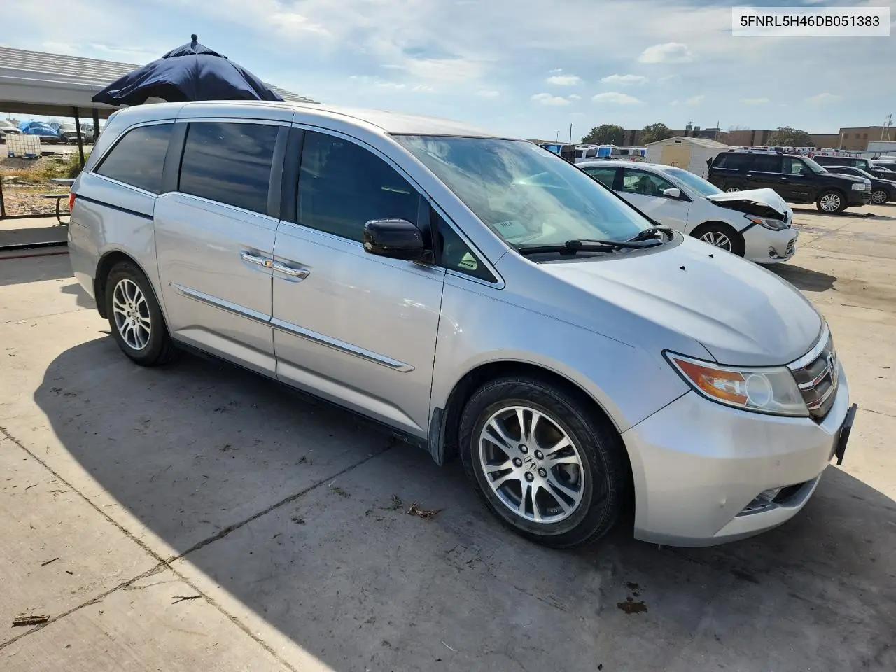 5FNRL5H46DB051383 2013 Honda Odyssey Ex
