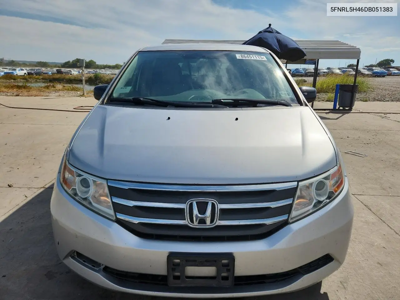 5FNRL5H46DB051383 2013 Honda Odyssey Ex