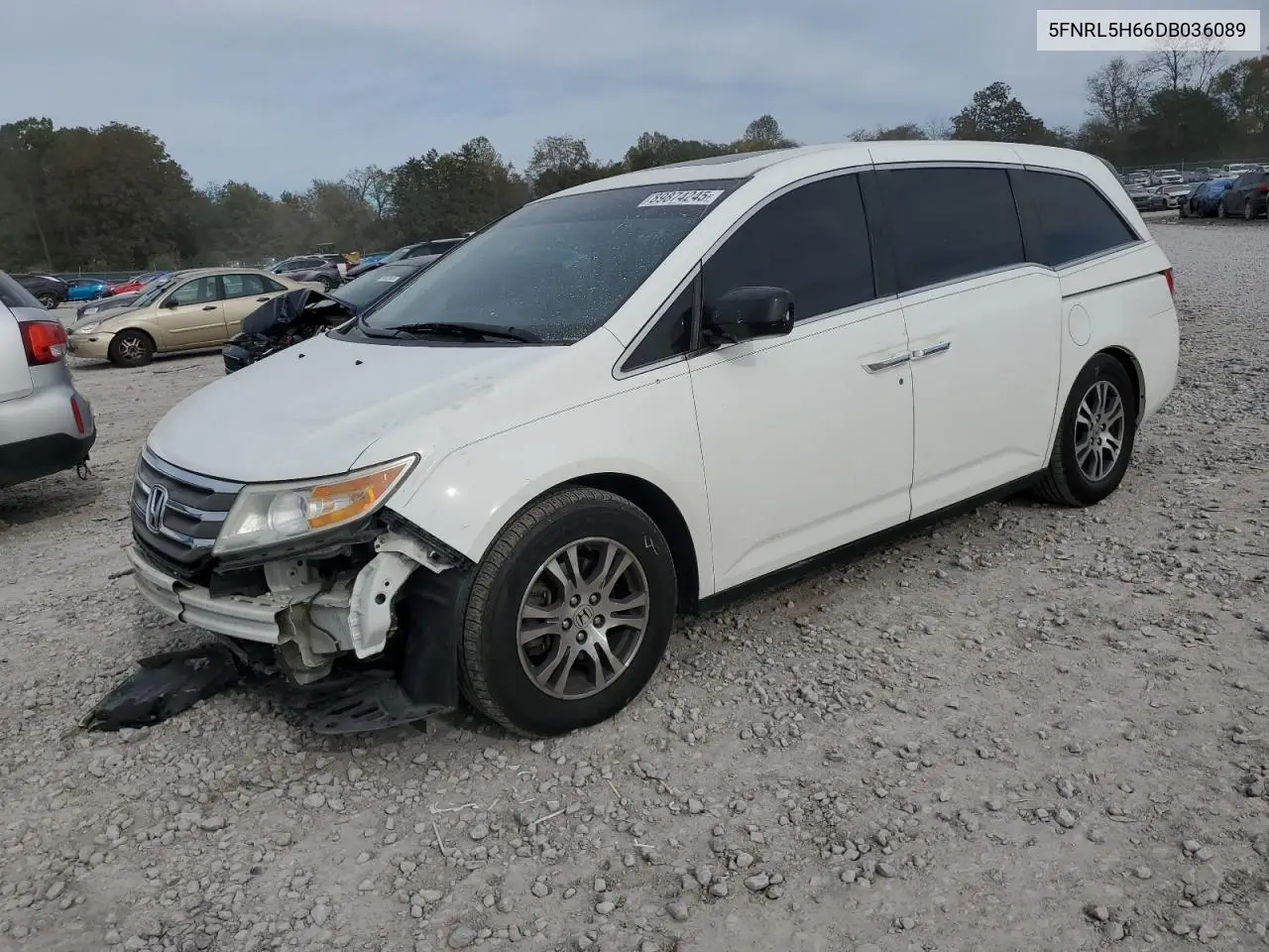 5FNRL5H66DB036089 2013 Honda Odyssey Exl