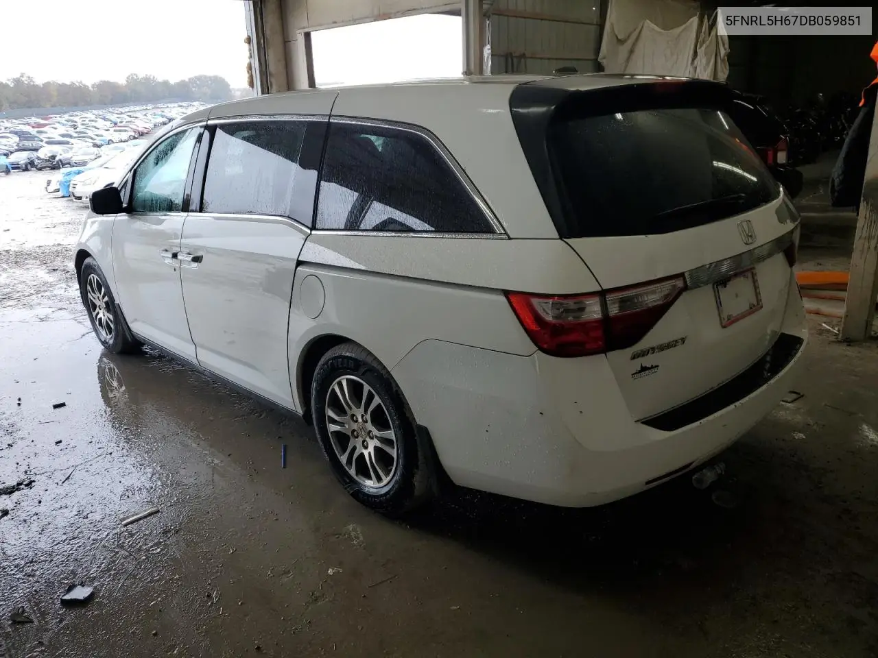 5FNRL5H67DB059851 2013 Honda Odyssey Exl