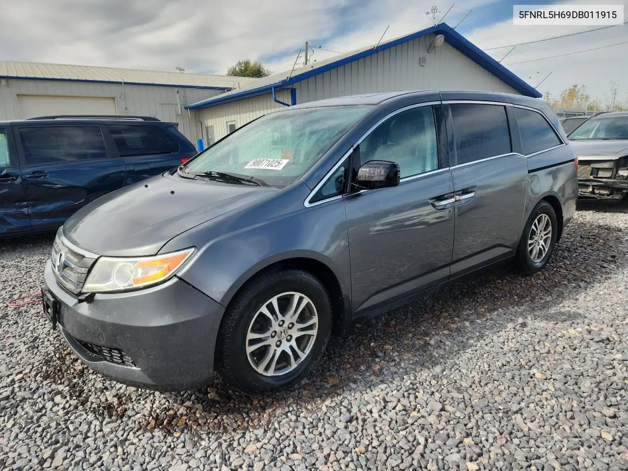 5FNRL5H69DB011915 2013 Honda Odyssey Exl