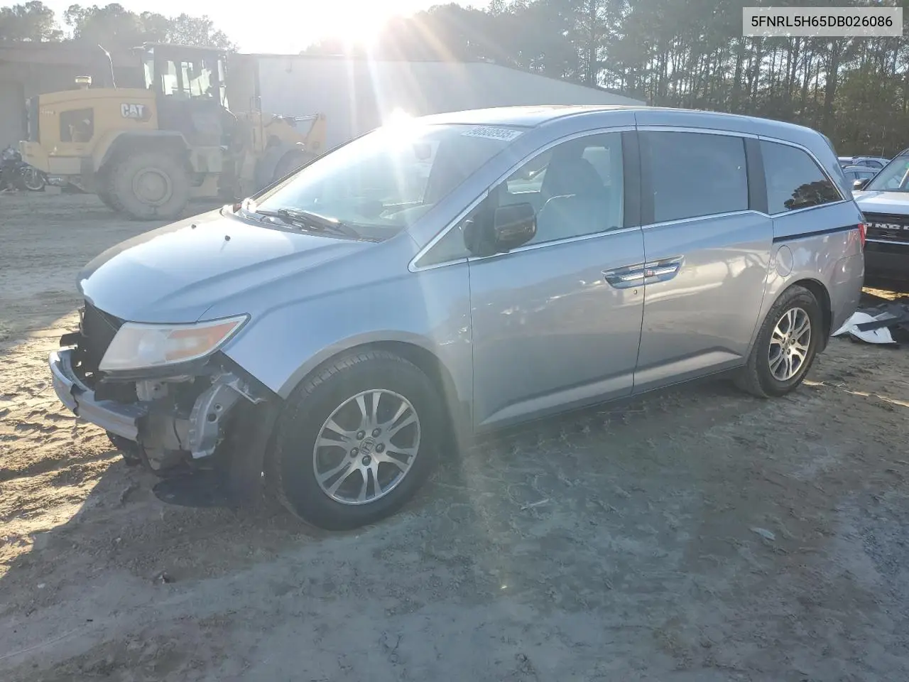 5FNRL5H65DB026086 2013 Honda Odyssey Exl
