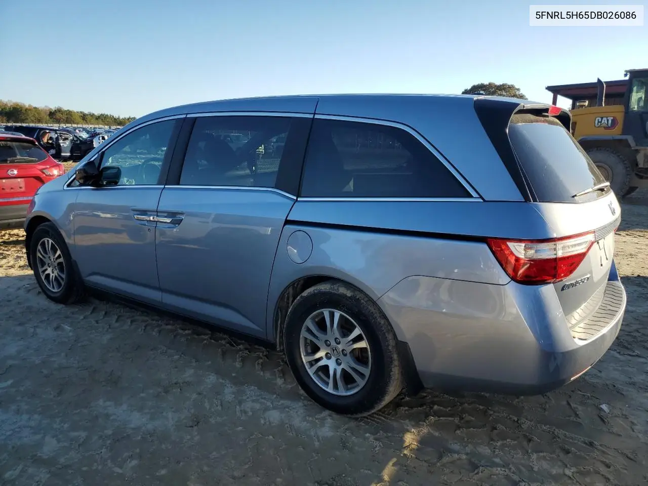 5FNRL5H65DB026086 2013 Honda Odyssey Exl