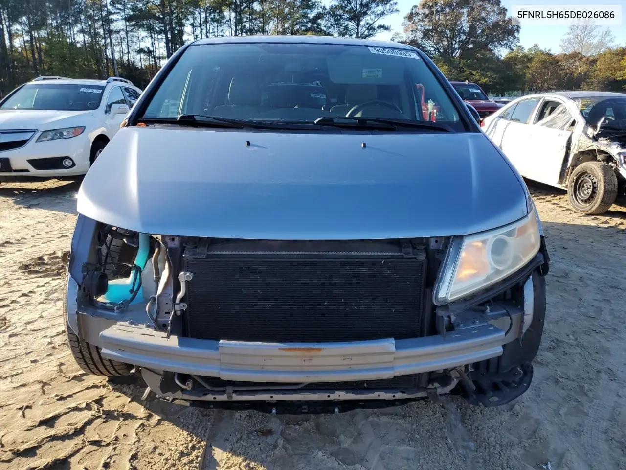 5FNRL5H65DB026086 2013 Honda Odyssey Exl