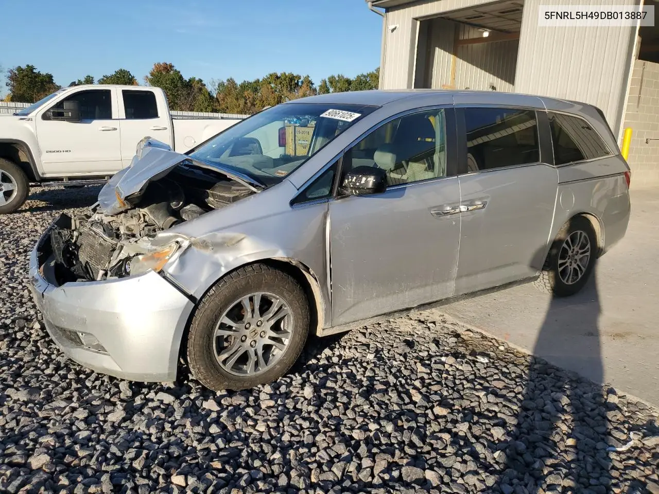 5FNRL5H49DB013887 2013 Honda Odyssey Ex