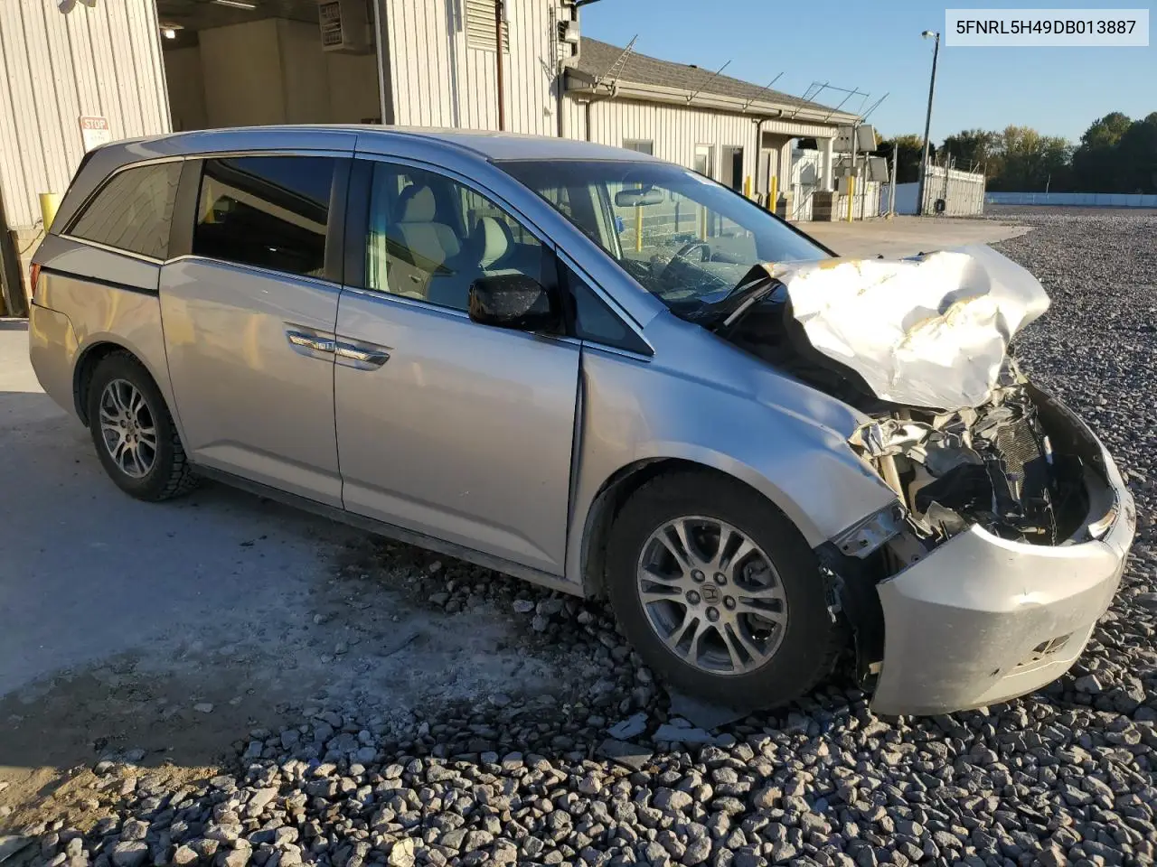 5FNRL5H49DB013887 2013 Honda Odyssey Ex