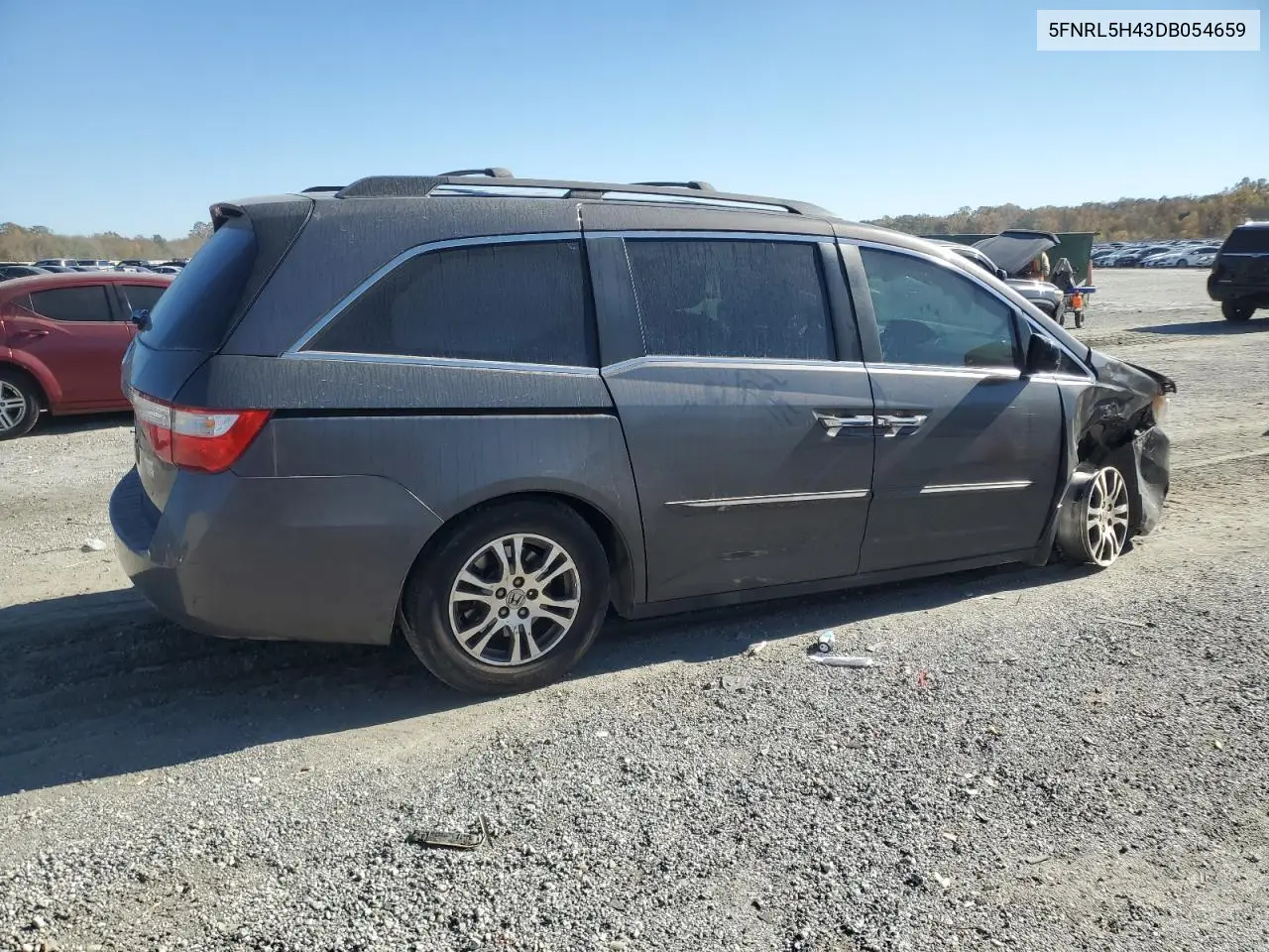 5FNRL5H43DB054659 2013 Honda Odyssey Ex