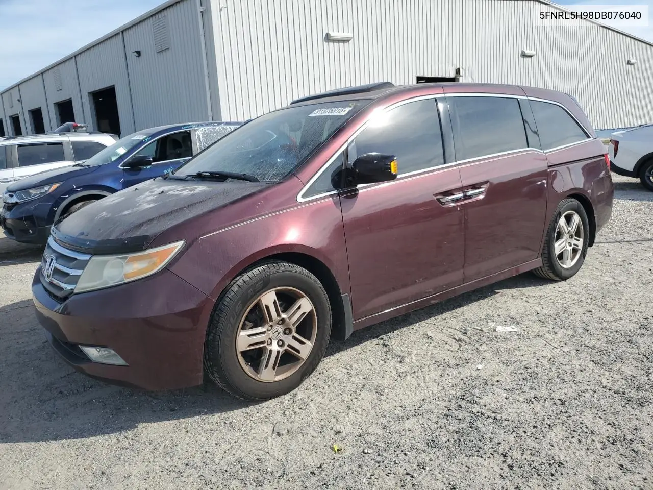 5FNRL5H98DB076040 2013 Honda Odyssey Touring