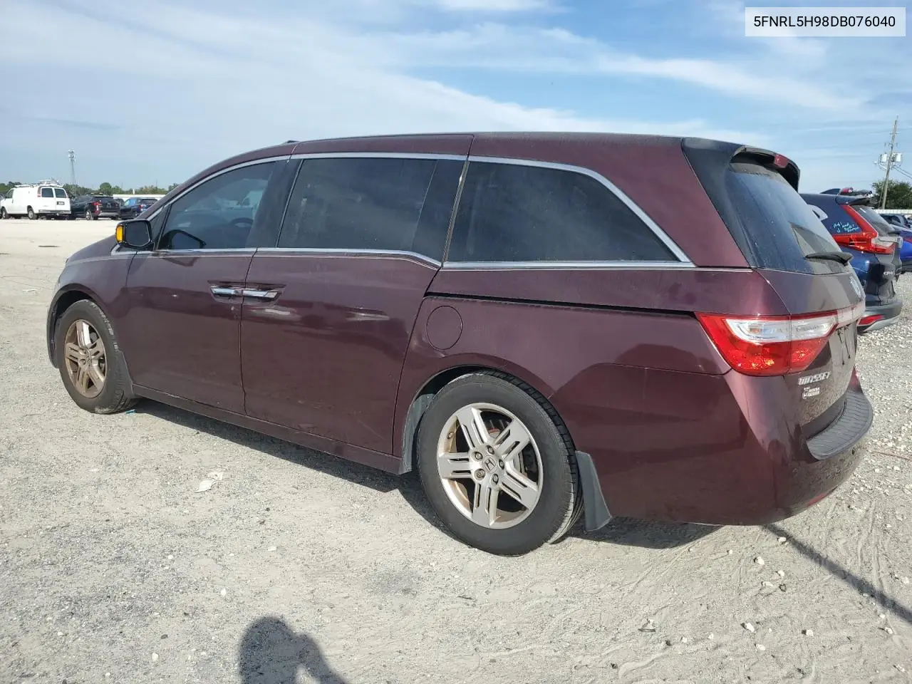 5FNRL5H98DB076040 2013 Honda Odyssey Touring