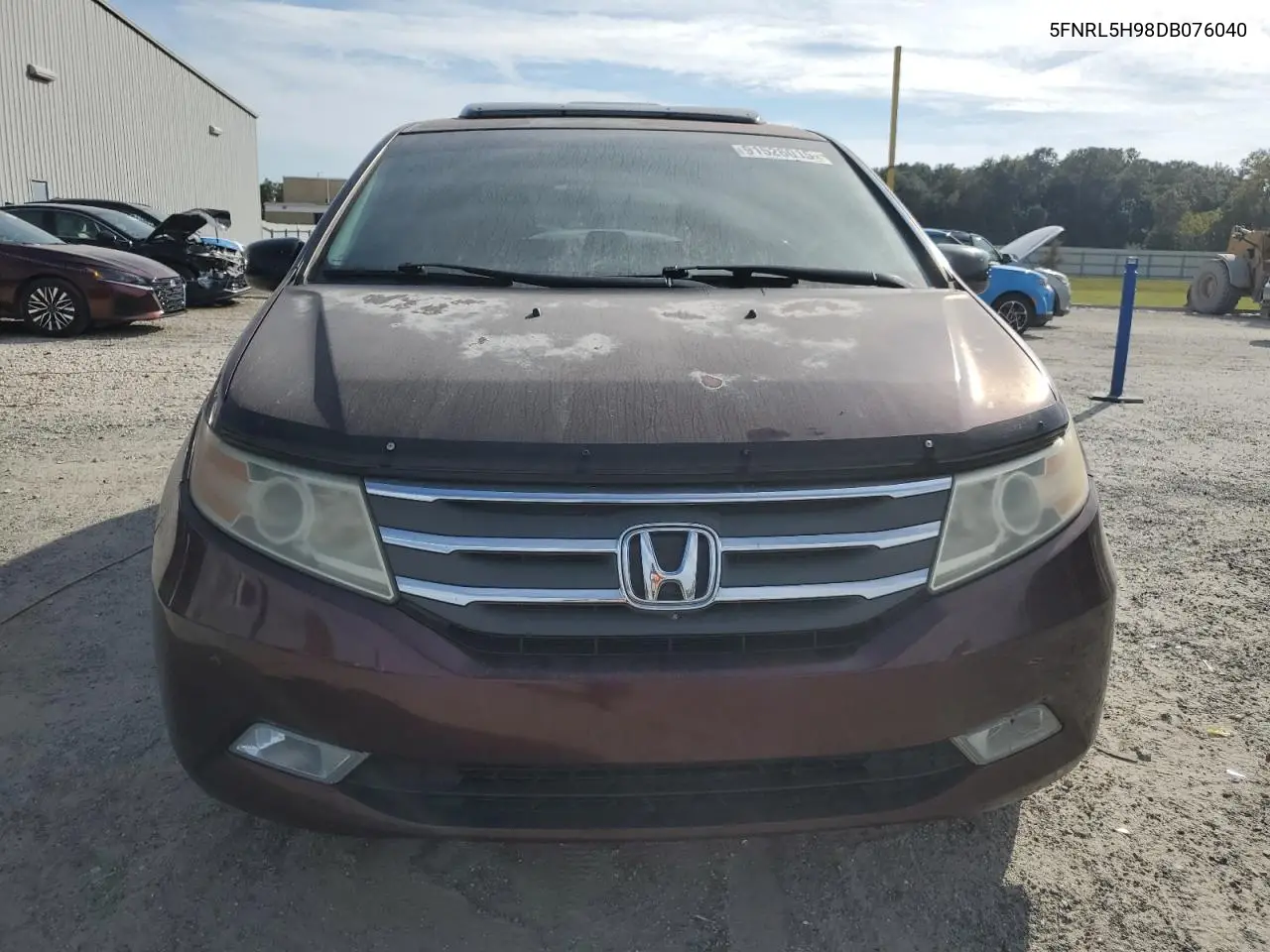 5FNRL5H98DB076040 2013 Honda Odyssey Touring