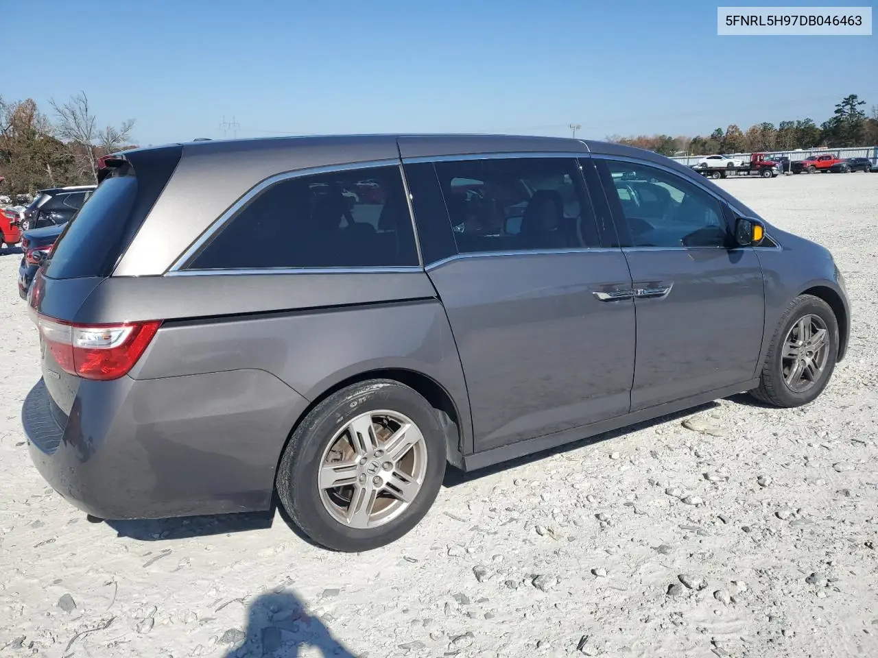 5FNRL5H97DB046463 2013 Honda Odyssey Touring