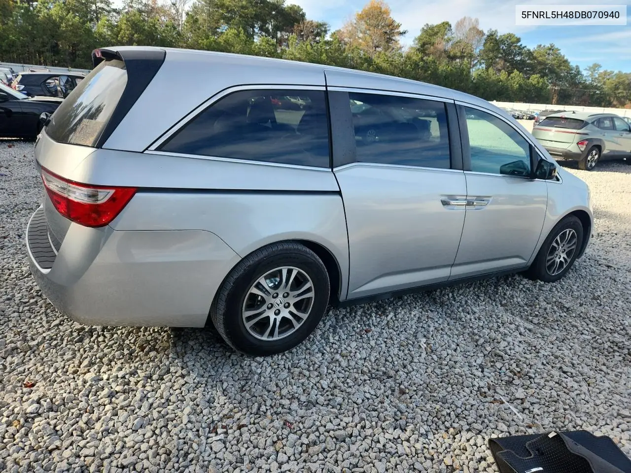 5FNRL5H48DB070940 2013 Honda Odyssey Ex