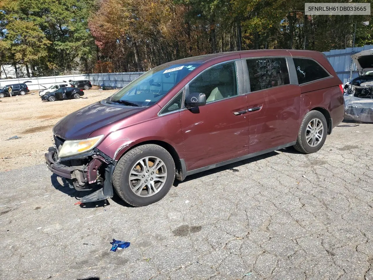 5FNRL5H61DB033665 2013 Honda Odyssey Exl