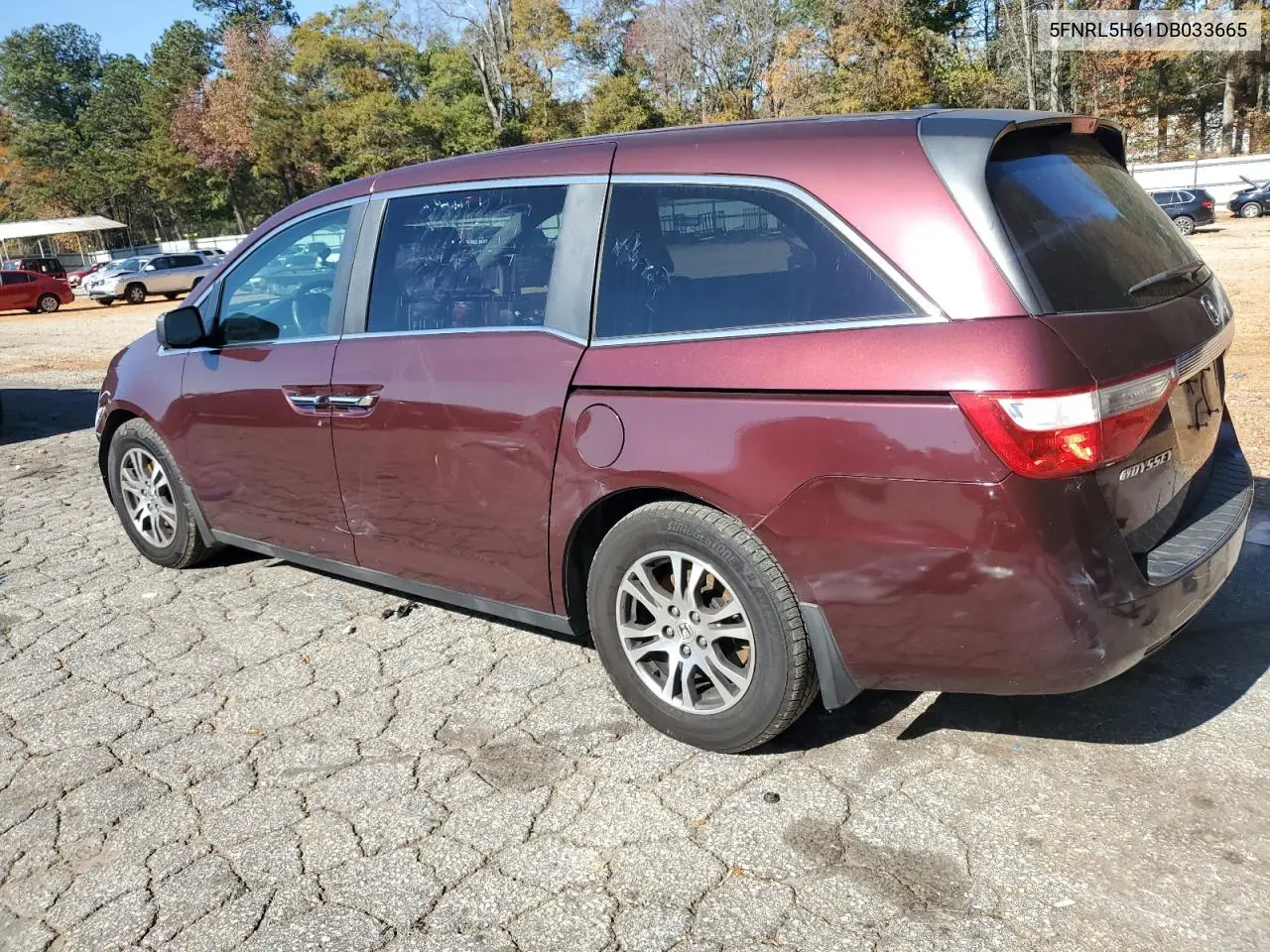 5FNRL5H61DB033665 2013 Honda Odyssey Exl
