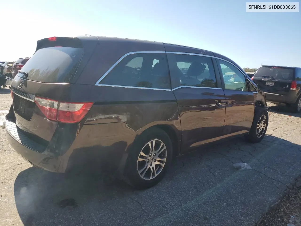 5FNRL5H61DB033665 2013 Honda Odyssey Exl