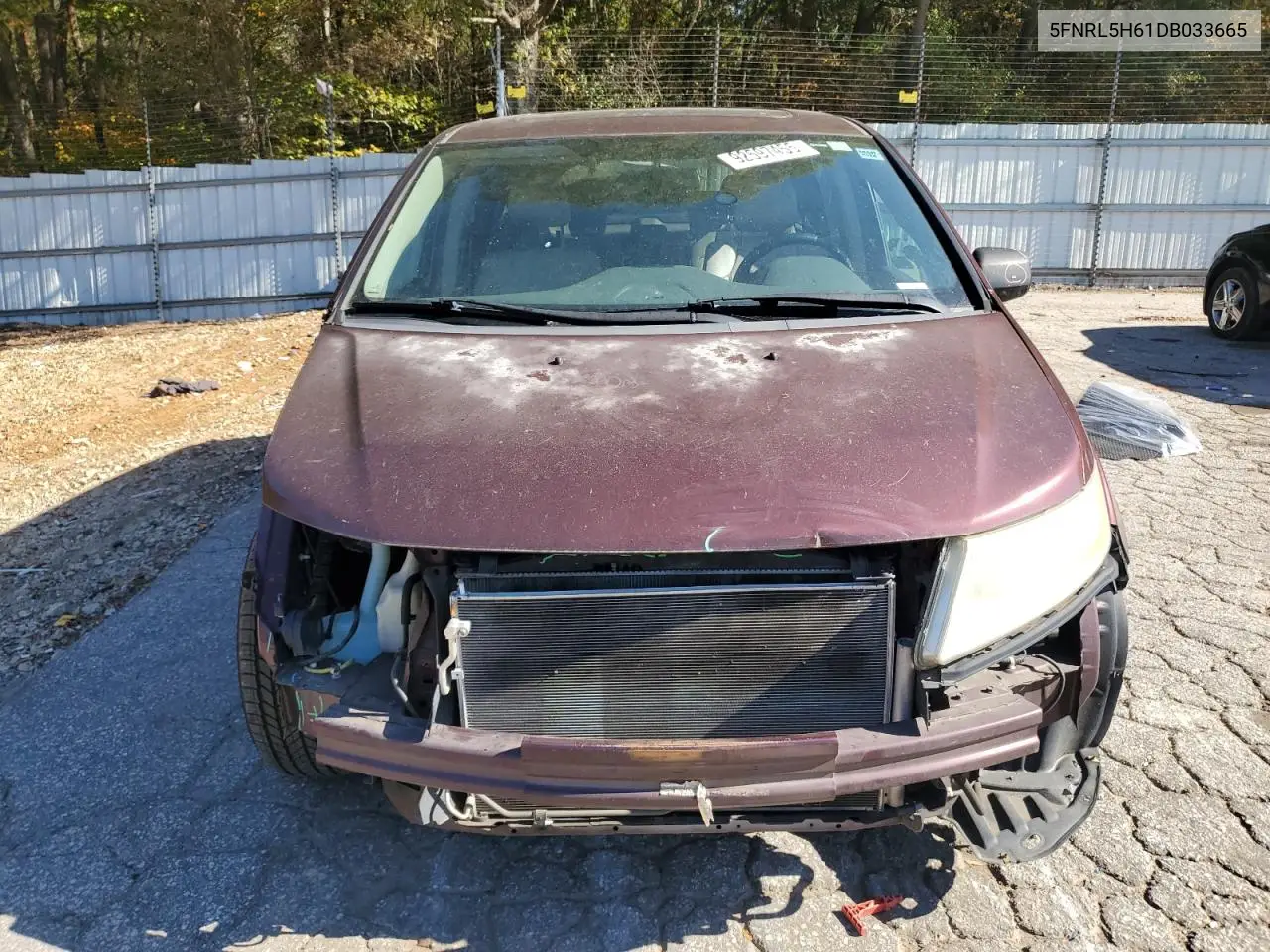 5FNRL5H61DB033665 2013 Honda Odyssey Exl
