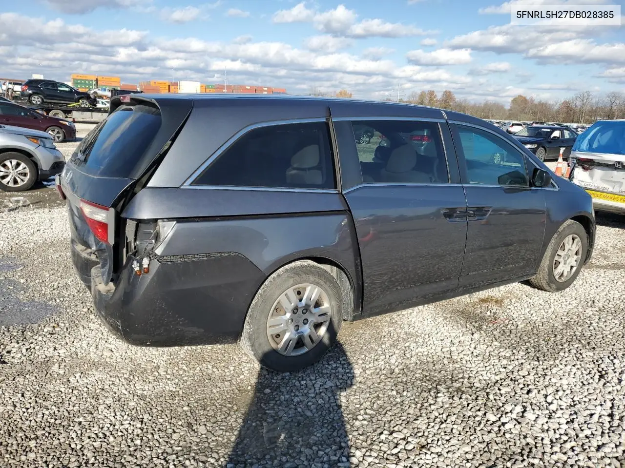 5FNRL5H27DB028385 2013 Honda Odyssey Lx