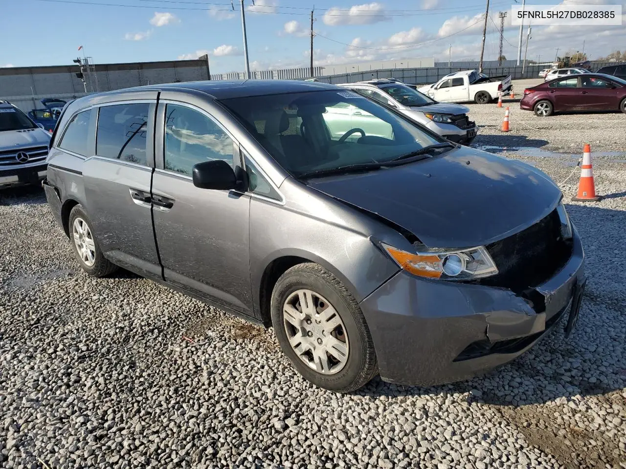 5FNRL5H27DB028385 2013 Honda Odyssey Lx