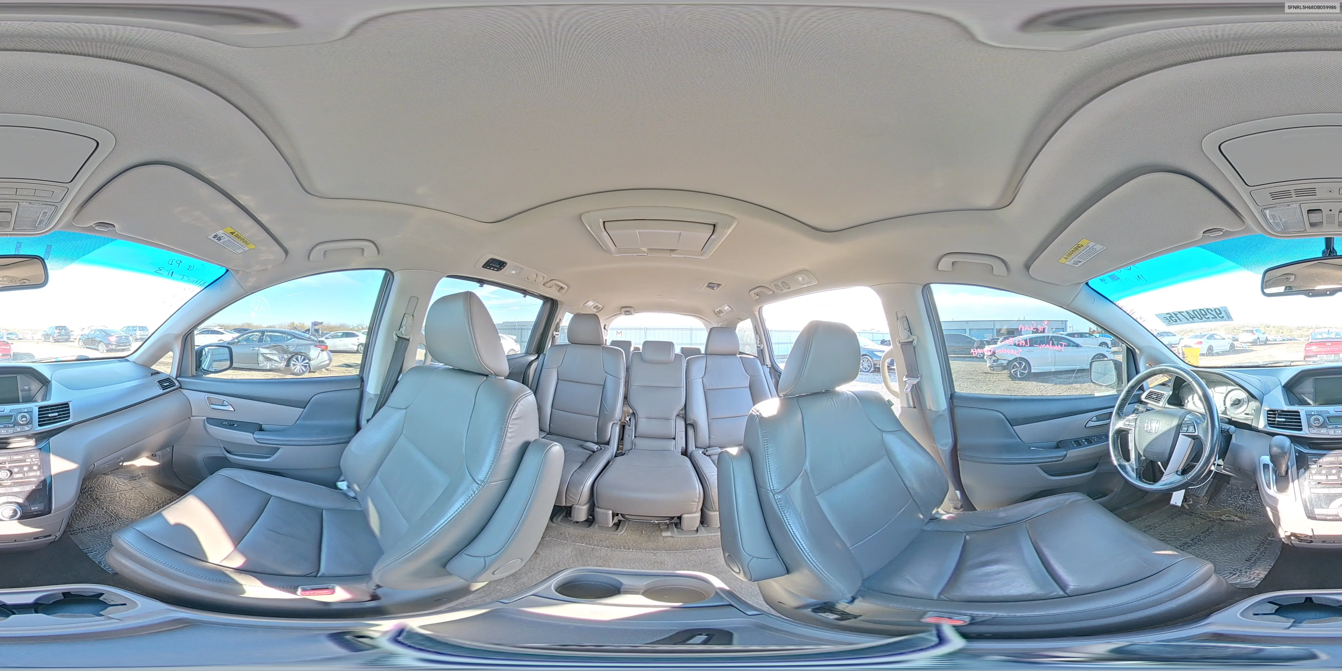 5FNRL5H68DB059986 2013 Honda Odyssey Exl