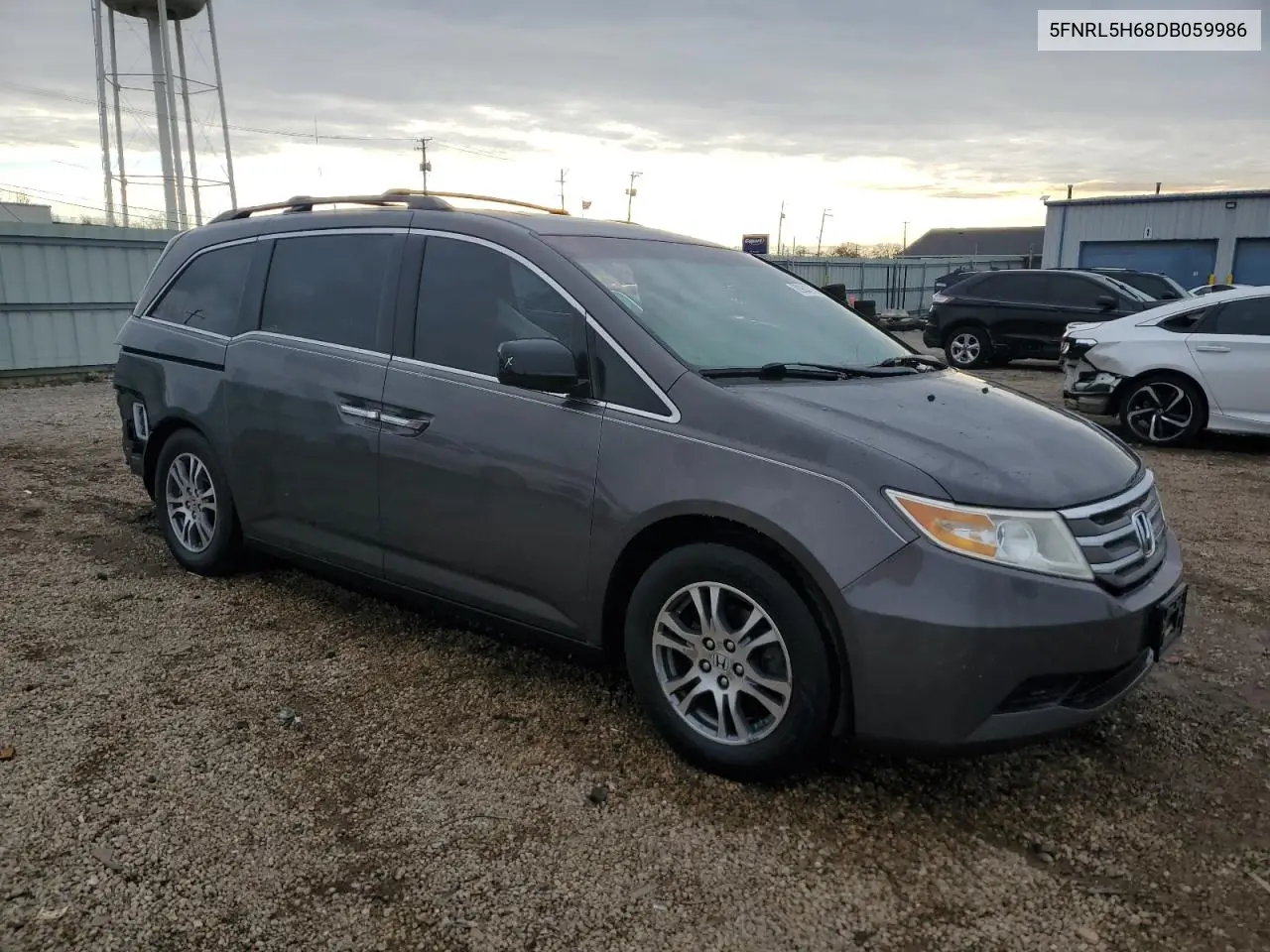 5FNRL5H68DB059986 2013 Honda Odyssey Exl