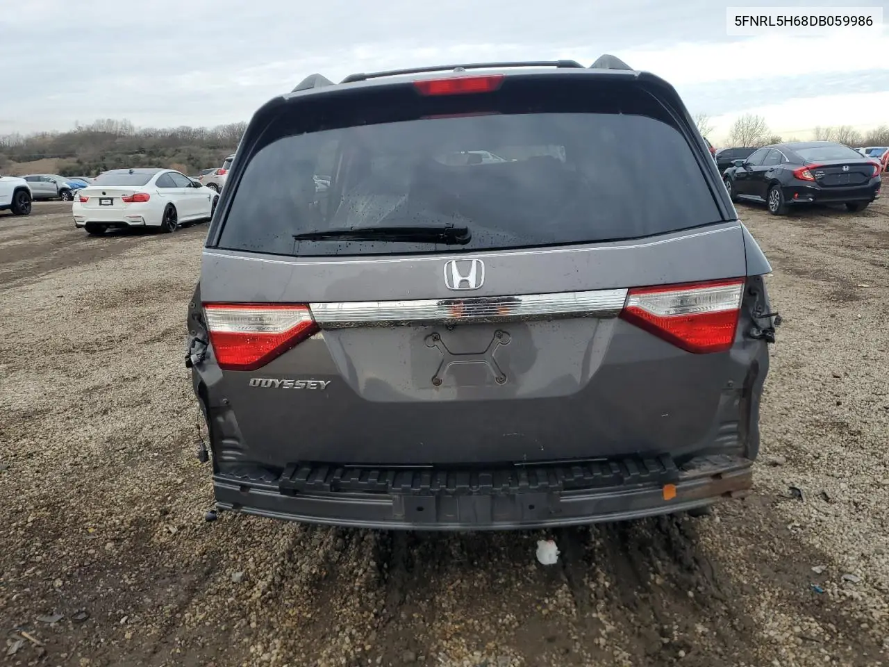 5FNRL5H68DB059986 2013 Honda Odyssey Exl