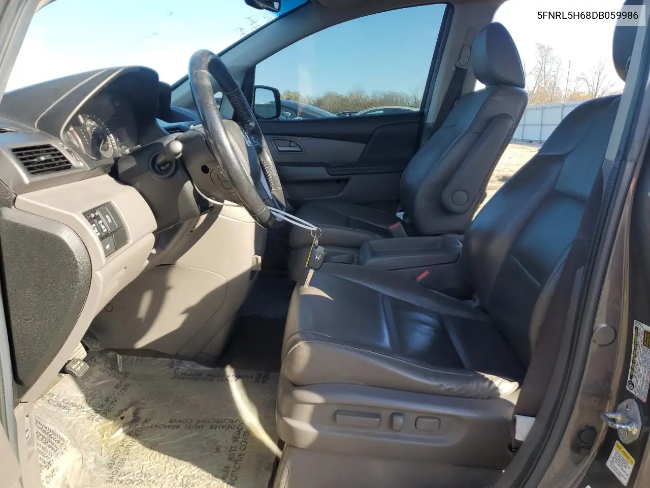 5FNRL5H68DB059986 2013 Honda Odyssey Exl