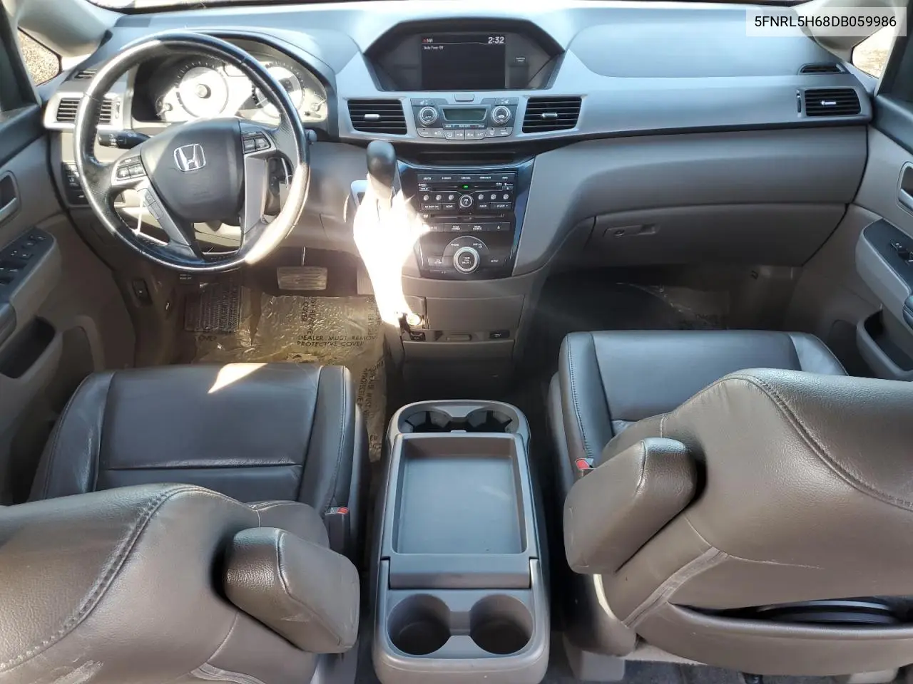 5FNRL5H68DB059986 2013 Honda Odyssey Exl