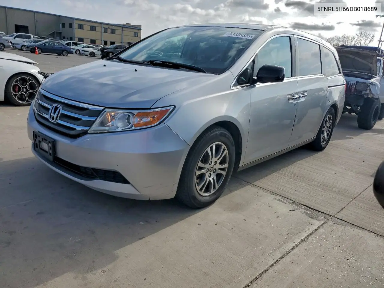 5FNRL5H66DB018689 2013 Honda Odyssey Exl