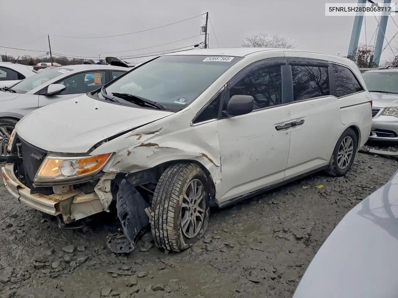 5FNRL5H28DB068717 2013 Honda Odyssey Lx