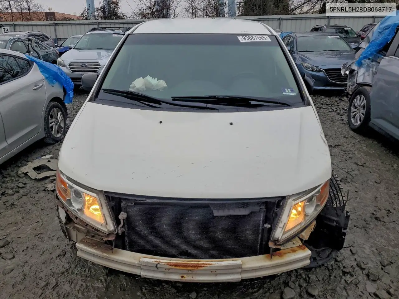 5FNRL5H28DB068717 2013 Honda Odyssey Lx