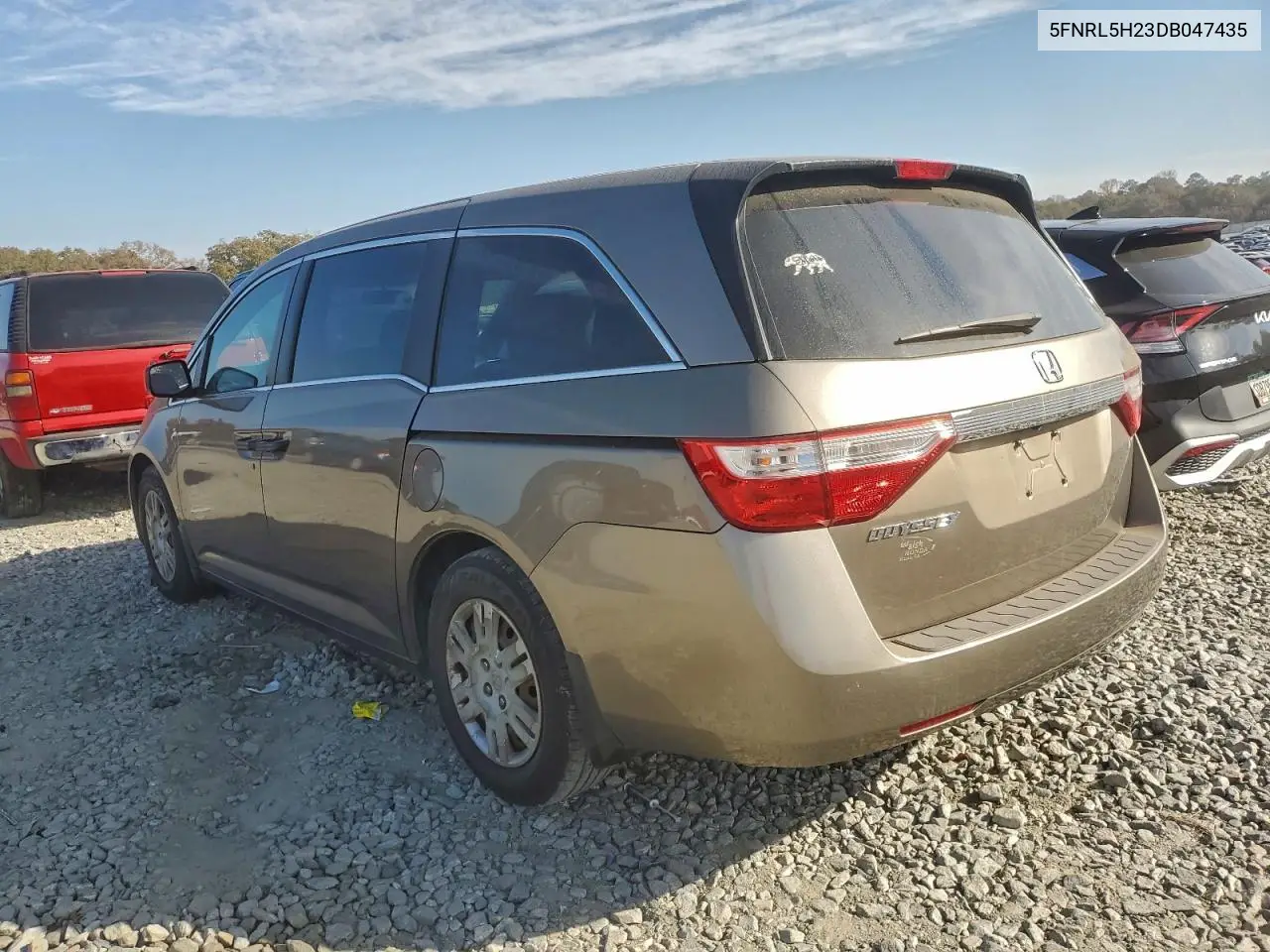 5FNRL5H23DB047435 2013 Honda Odyssey Lx